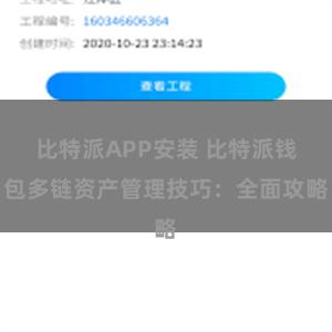 比特派APP安装 比特派钱包多链资产管理技巧：全面攻略