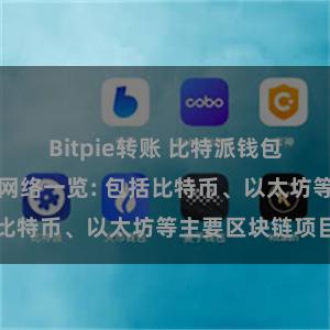 Bitpie转账 比特派钱包支持的区块链网络一览: 包括比特币、以太坊等主要区块链项目