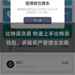 比特派交易 快速上手比特派钱包，多链资产管理全攻略