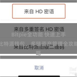 Bitpie全功能 快速上手比特派钱包，多链资产管理全攻略