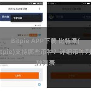 Bitpie APP下载 比特派(Bitpie)支持哪些币种？详细币种列表